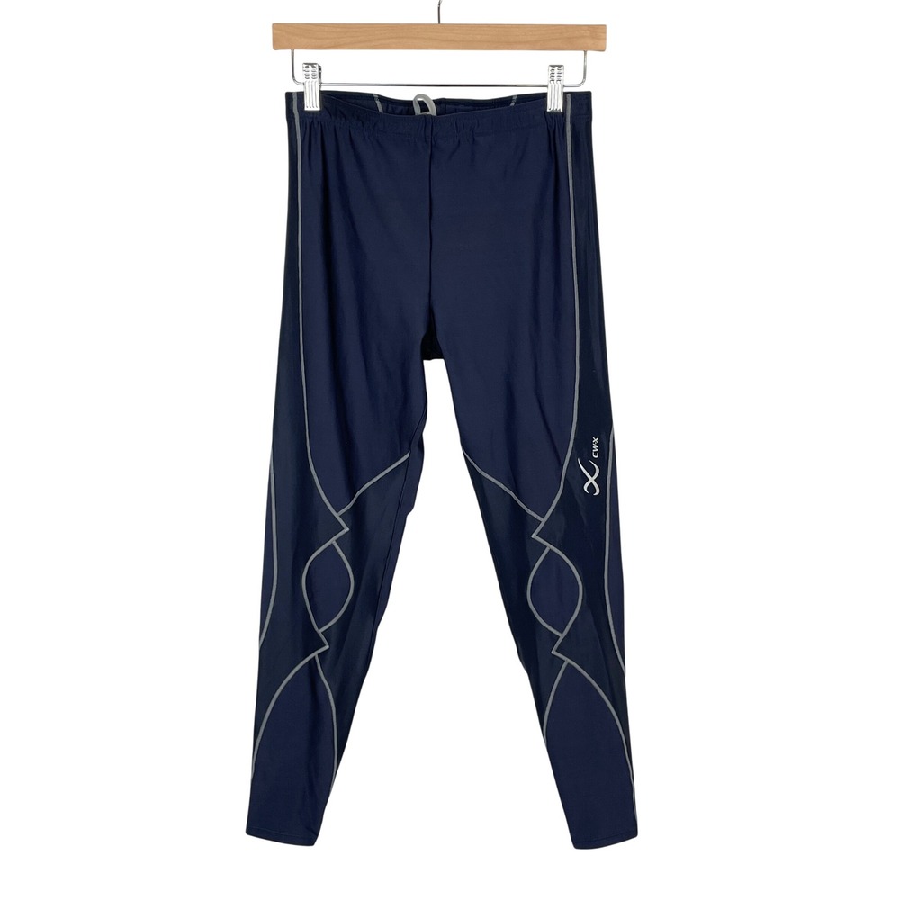 CW-X Stabilyx Joint Support Compression Tights Mens L Performance Running Sports